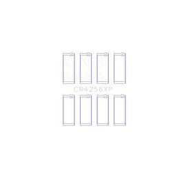 King Engine Bearings Connecting Rod Bearing Set for 1996-2006 Chrysler Sebring (CR4256XP STDX)