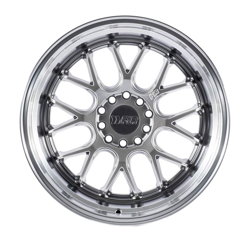 F1R F21 18x8.5 - Hyper Black/Polish Lip Wheel – JM Auto Racing