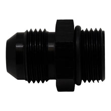 Load image into Gallery viewer, DeatschWerks 8AN ORB Male to 8AN Male Flare Adapter (Incl O-Ring) - Anodized Matte Black(6-02-0402-B)