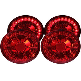 ANZO USA 2005-2010 Chevrolet Corvette LED Taillights Red 4pc (321168)