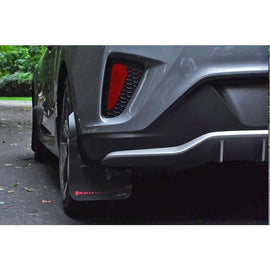 Rally Armor Black Mud Flap/Silver Logo for 2019-2020 Hyundai Veloster (MF58-UR-BLK/SIL)