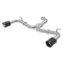 aFe MACH Force-Xp 3 IN to 2-1/2 IN Stainless Steel Axle-Back Exhaust System Carbon (49-36417-C)