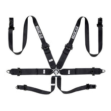 Load image into Gallery viewer, Sparco 3" 6-Point Hans Steel Competition Harness (04818RH1)