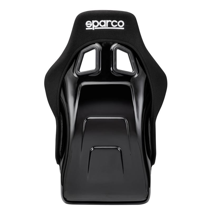Sparco QRT-R Racing Seats, Black/Black Cloth with Black Stitch (008012RNR)