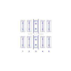 King Engine Bearings Main Bearing Set for 1985-1987 Ford Ranger (MB 577AM)