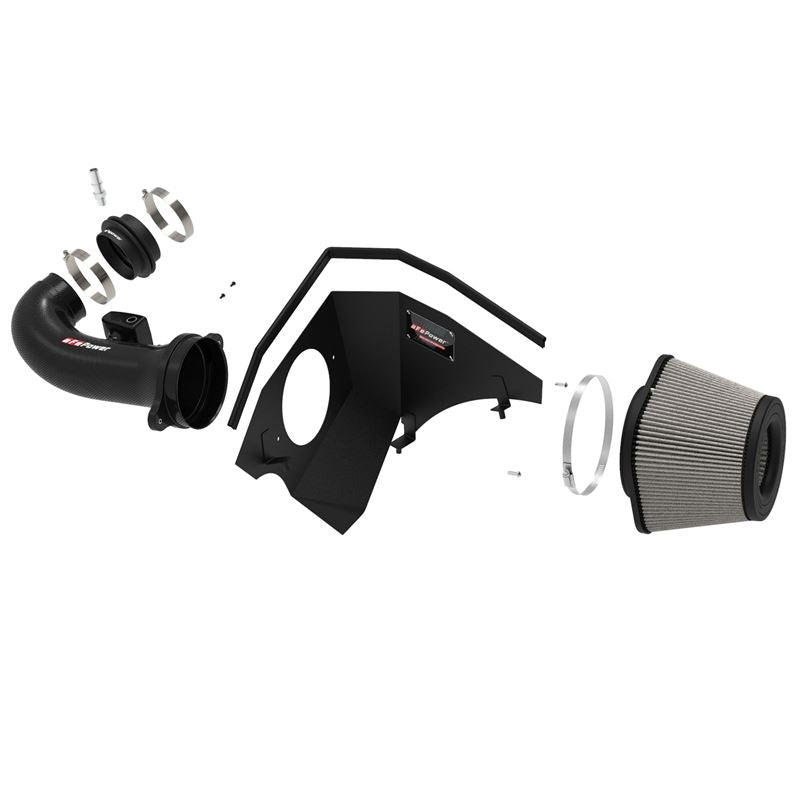 aFe Track Series Stage-2 Carbon Fiber Intake System w/ Pro DRY S Media (57-10005D)