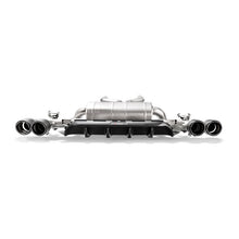 Load image into Gallery viewer, Akrapovic 18+ BMW M5 (F90) Rear Carbon Fiber Diffuser - Matte w/ Gray Logo (DI-BM/CA/5/M/RS)