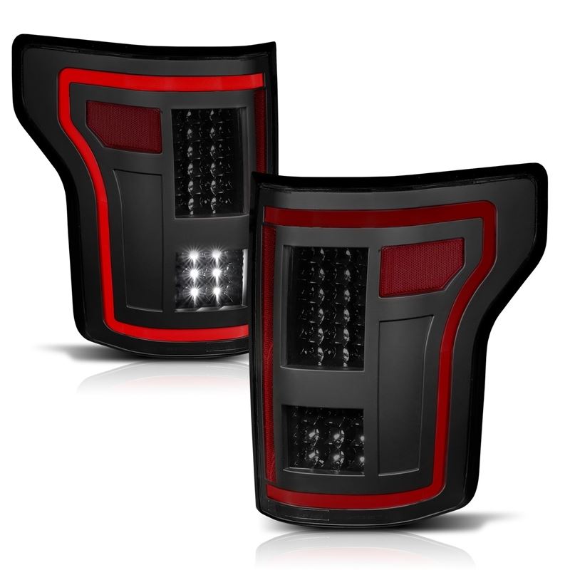 ANZO USA LED Taillights w/Smoke Sequential Lens, Pair (311294)