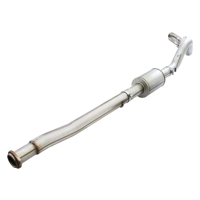 aFe ATLAS 4 IN Aluminized Steel Cat-Back Exhaust System w/ Muffler and Polished Tip (49-03069-P)