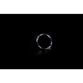 ANZO USA 2004-2005 Honda Civic Projector Headlights w/ Halo Black (121059)