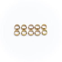 Load image into Gallery viewer, Deatschwerks Replacement Hard Line Compression Olives, 3/8" (Pack of 10) (6-02-0118)