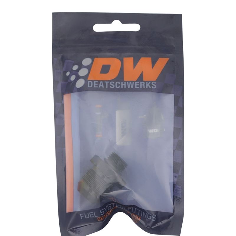DeatschWerks 6AN ORB Male to 10AN Male Flare Adapter - Anodized Matte Black (6-02-0409-B)
