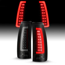 Load image into Gallery viewer, ANZO USA Tail Light Assembly, LED, Smoke Lens, Black Housing, Pair, (311345)