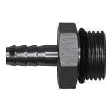 DeatschWerks 10AN ORB Male to 5/16in Male Triple Barb Fitting (Incl O-Ring) - Anodized DW Titanium(6-02-0516)