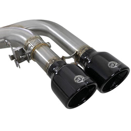aFe MACH Force-XP 3-1/2 IN 304 Stainless Steel Cat-Back Exhaust w/ Black Tip (49-36342-B)