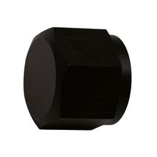 Load image into Gallery viewer, DeatschWerks 8AN Female Flare Cap - Anodized Matte Black(6-02-0715-B)