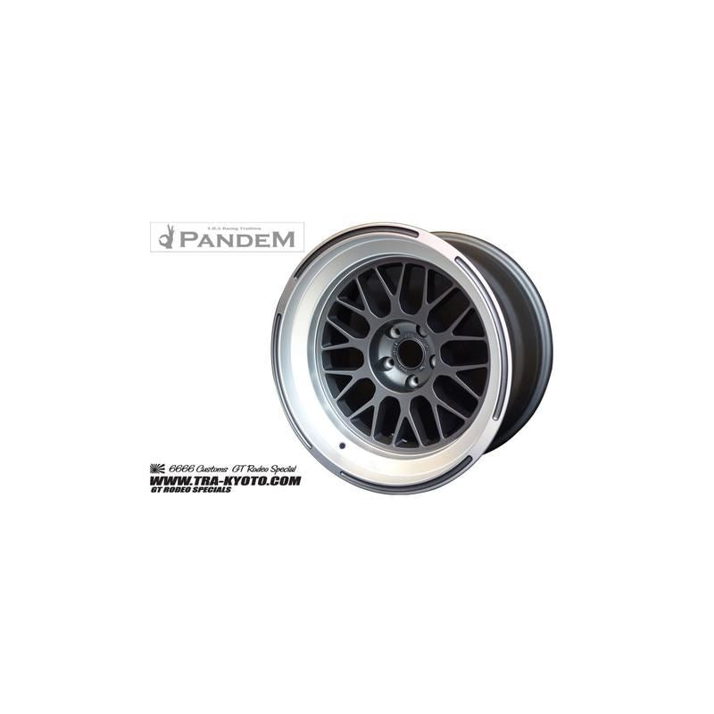 タイヤ・ホイール 6666 GReddy PANDEM 6666 WHEELS 18x11 -40, 5-100, GUNMETAL (66811400G
