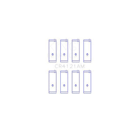 King Engine Bearings Connecting Rod Bearing Set for 1994-1997 Toyota Celica (CR4121AM)
