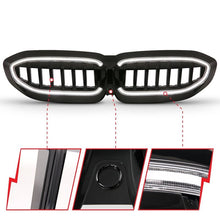 Load image into Gallery viewer, ANZO USA Black Housing Full LED Front Grille w/ Initiation & Running Light for 19-22 BMW 3 Series (901027)