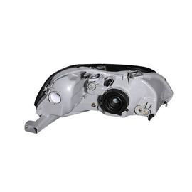 ANZO USA 1996-1998 Honda Civic Crystal Headlights Black (121067)