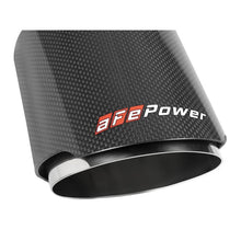 Load image into Gallery viewer, aFe MACH Force-Xp 304 Stainless Steel Clamp-on Exhaust Tip Carbon Fiber (49T25454-C07)