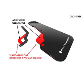 Rally Armor Red Mud Flap/White Logo for 2018-2019 Subaru Crosstrek (MF46-LTUR-RD/WH)