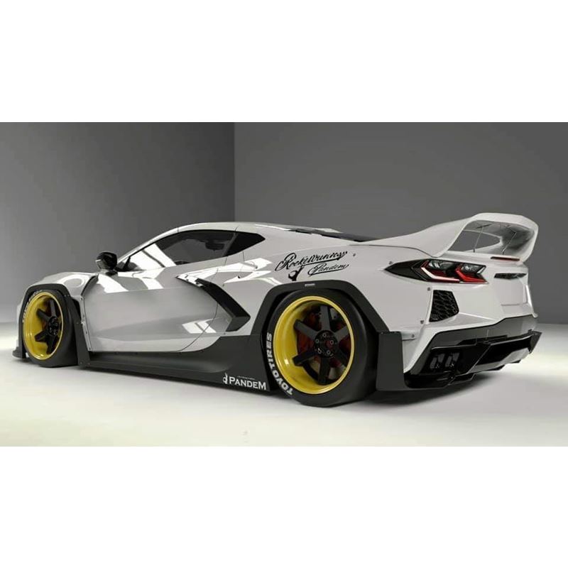 GReddy Pandem Rear Fenders for Chevrolet C8 Corvette (66980804