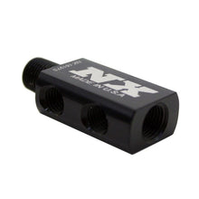 Load image into Gallery viewer, Nitrous Express Compact Distribution Block w/Gauge Port (16197S)