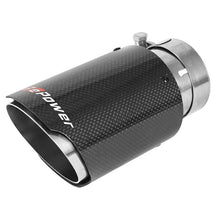 Load image into Gallery viewer, aFe MACH Force-Xp 304 Stainless Steel Clamp-on Exhaust Tip Carbon Fiber (49T25354-C07)
