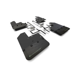 Rally Armor Black Mud Flap/Army Green Logo for 19-23 Jeep JT Gladiator Mojave/Rubicon (MF104-BLK-AGN)