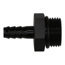 Load image into Gallery viewer, DeatschWerks 10AN ORB Male to 5/16in Male Triple Barb Fitting (Incl O-Ring) - Anodized Matte Black(6-02-0516-B)