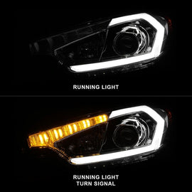 ANZO USA Projector Headlight Set for 2014-2016 Kia Forte (121561)