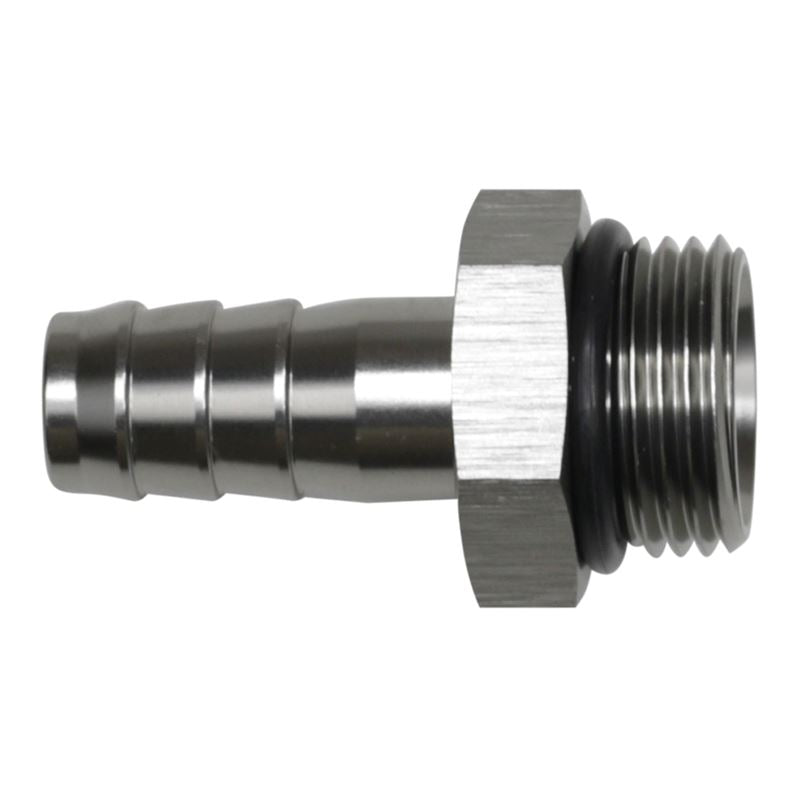 DeatschWerks 10AN ORB Male to 1/2in Male Triple Barb Fitting (Incl O-Ring) - Anodized DW Titanium(6-02-0518)