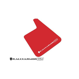 Rally Armor Red Mud Flap/White Logo (MF20-URP-RD/WH)