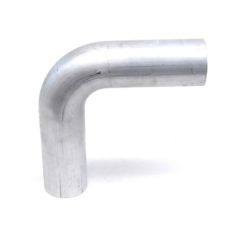 HPS 4" OD 90 Degree Bend 6061 Aluminum Elbow Pipe 16 Gauge w/ 4" CLR (AT90-400-CLR-4)
