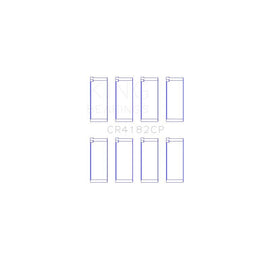 King Engine Bearings Connecting Rod Bearing Set for 1993-1998 Volkswagen Golf (CR4182CP)