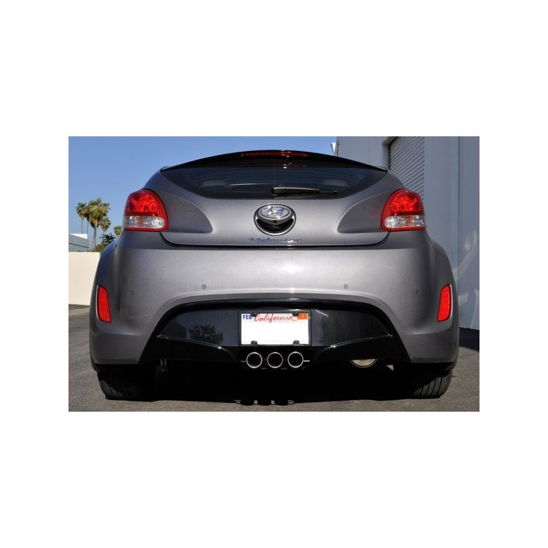 Ark Performance 304 SS Cat-Back Exhaust System with Triple Rear Exit for 2012-2017 Hyundai Veloster(SM0703-0212D)