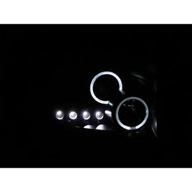ANZO USA 2006-2008 Dodge Ram 1500 Projector Headlights w/ Halo Chrome (111210)