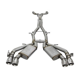aFe MACH Force-Xp 3 IN 304 Stainless Steel Cat-Back Exhaust System w/Polished Tip (49-34069-P)