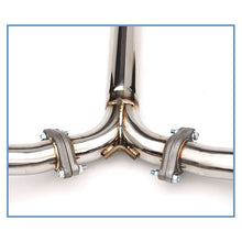 Load image into Gallery viewer, Invidia 05-06 Mini Cooper S 60mm (80mm tip) Titanium Tip Cat-back Exhaust *OVERSIZE SHIPPING* (HS05M (HS05MCSGTT)