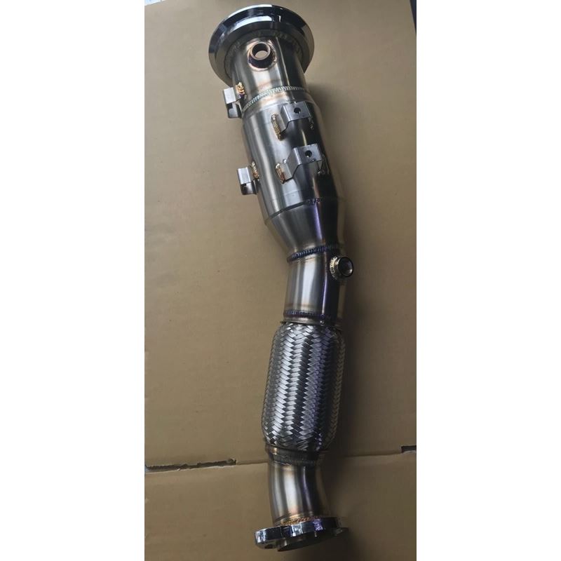 PPE Engineering Lexus IS200T/RC200T downpipe with GESI EPA cat - 304 stainless (9200T01-SS-G) 3