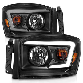 ANZO USA Crystal Headlight Set for 2006-2009 Dodge Ram 1500 (111524)