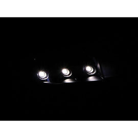 ANZO USA 1994-2001 Dodge Ram Crystal Headlights Black w/ LED (111205)