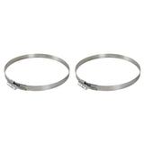 aFe Cold Air Intake Worm Gear Clamp, SAE #096 (4-1/2 IN ID to 6-1/2 IN ID Range) Pair (59-01020-MA)