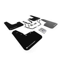 Load image into Gallery viewer, Rally Armor Black UR Mud Flap w/ White Logo for 2018-2019 Ford Fiesta (MF60-UR-BLK/WH)