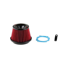APEXi® Power Metal Polished Short Ram Air Intake System with Red Filter (507-N002)