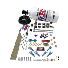 Load image into Gallery viewer, Nitrous Express Pro-Shk/Alc 4 Solenoids Nitrous Kit (250-650HP) w/15lb Bottle (90065-15)