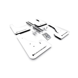 Rally Armor White Mud Flap/Black Logo for 2019-2021 Toyota Corolla (MF67-UR-WH/BLK)