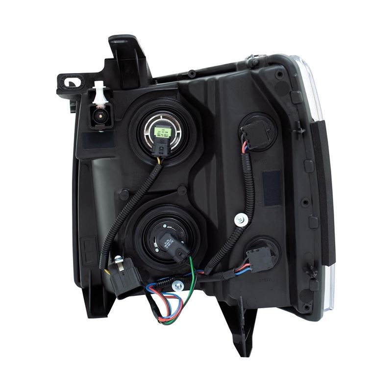 ANZO USA 2007-2013 Chevrolet Silverado Crystal Headlights Black (111393)