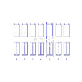 King Engine Bearings Main Bearing Set for 1979-1982 Ford Mustang (MB 785AM 030)